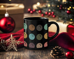 Retro Bowling Lover Mug | Vintage Black Coffee Cup Gift | Distressed Sports Enthusiast Present | Cute Bowler Mug