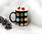 Retro Bowling Lover Mug | Vintage Black Coffee Cup Gift | Distressed Sports Enthusiast Present | Cute Bowler Mug
