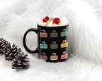 Retro Curling Mug – Vintage Black Sports Coffee Cup Under $25, Distressed Curling Enthusiast Gift for Him & Her ☕🥌