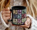 Retro Skateboarding Lover Mug, Vintage Skateboard Coffee Cup, Distressed Skateboarder Gift, Cool Skater Mug, Unique Skateboard Gift Idea
