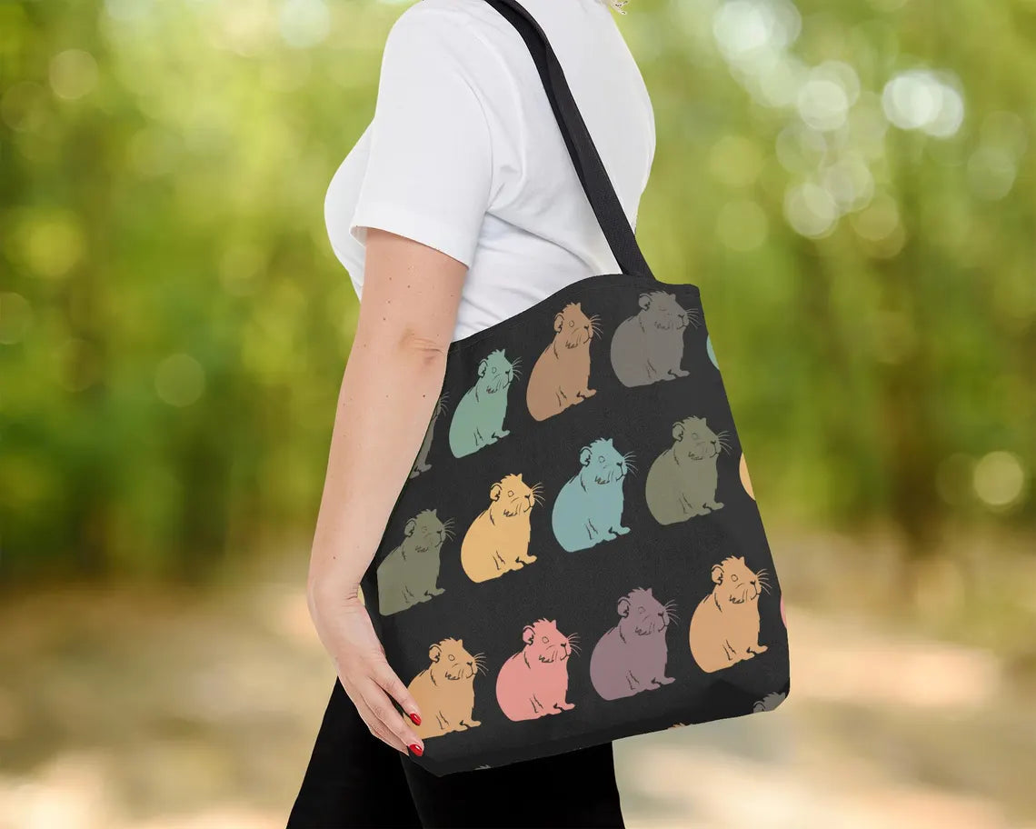 Guinea Pig Tote Bag – Cute Pet Lover Gift Under $25, Durable Everyday Carry for Small Animal Enthusiasts 🐹🛍️