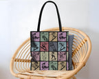 Vintage Skateboarding Tote Bag – Cool Skater Over Shoulder Carry Bag – Aesthetic School Gift for Lovers