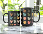Retro Squirrel Lover Mug, Vintage Black Coffee Cup, Funny Wildlife Animal Gift, Cute Forest Animal Mug for Nature & Coffee Lovers
