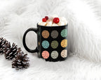 Retro Volleyball Lover Mug, Vintage Black Coffee Cup, Funny Sports Gift for Players, Cute Volleyball Fan Mug, Game Day Coffee Mug