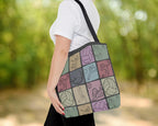 Vintage Volleyball Tote Bag – Retro Sports Lover Over Shoulder Carry Bag – Enthusiast Gift for Everyday Use