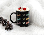 Retro Vintage Otter Mug | Cute Distressed Otter Coffee Cup | Animal Lover Gift Idea for Owners