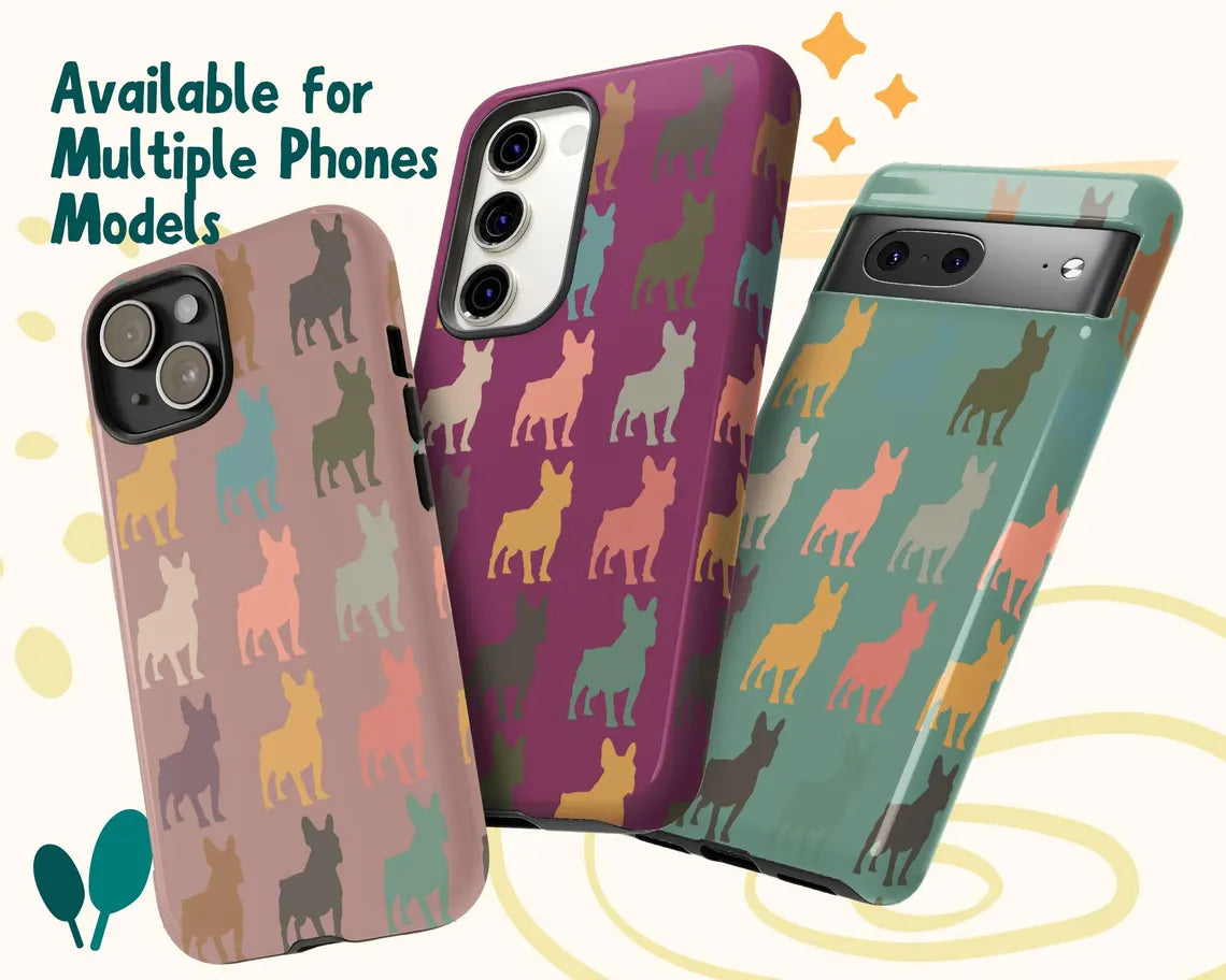 French Bulldog Phone Case | Retro Cover for iPhone Galaxy Pixel | Frenchie Gift