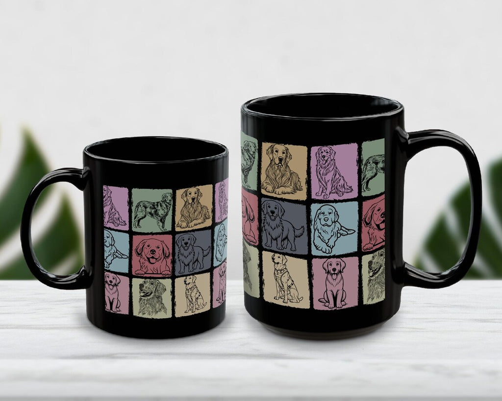 Golden Retriever Mug | Cute Coffee Cup | Dog Lover Gift | Retriever Owner Pet Present | Adorable Golden Dog Mug