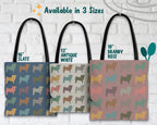 Retro Pug Dog Tote Bag | Vintage Dog Lover Gift for Pug Mom | Cute Fan Carryall | Retro Pet Breed Gift