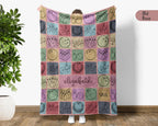 Custom Name Bowling Blanket | Personalized Throw Gift for Bowling Lovers | Player Fleece | Custom Sports Decor