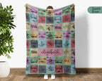 Personalized Rowing Blanket, Custom Name Throw for Rowing Lovers, Cozy Sporty Home Decor, Unique Gift for Rowers & Water Sports Fans