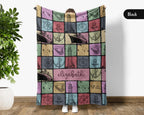 Custom Name Titanic Blanket - Personalized Vintage Throw Blanket Gift - Retro Graphic Ship Lover Custom Blankets