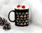 Vintage Video Gaming Mug Controller Coffee Cup | Retro Gamer Gift Idea | Ceramic Gaming Lover Drinkware Present for Him Her