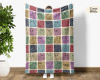 Cat Gift Blanket Vintage Kitty Lover Throw - Retro Cat Kitten Blanket Cozy Graphic Unique Pet Lover Blankets