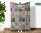 Penguin Blanket Gift Vintage Penguin Throw Blanket - Ocean Sea Animal Kawaii Gift for Penguin Lovers Vintage Graphic Blankets