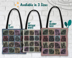 Vintage Raccoon Tote Bag for Animal Lovers – Cute Retro Trash Panda Gift – Wildlife Lover Reusable Bag