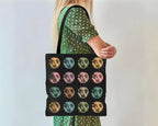 Retro Soccer Tote Bag for Players Fans – Vintage Football Lover Gift Tote – Reusable Sports Bag Daily Use