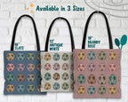 Retro Soccer Tote Bag for Players Fans – Vintage Football Lover Gift Tote – Reusable Sports Bag Daily Use