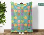 Volleyball Lover Blanket Gift, Vintage Volleyball Throw, Easily Distracted By Volleyball Blanket, Cozy Sports Blanket for Fans