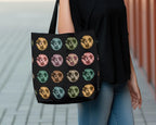 Retro Soccer Tote Bag for Players Fans – Vintage Football Lover Gift Tote – Reusable Sports Bag Daily Use