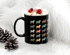 Retro Pug Dog Mug | Vintage Coffee Cup | Cute Dog Lover Gift | Adorable Pet Enthusiast Ceramic Present