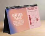 Office Sarcastic 2026 Desk Calendar | Funny Coworker Minimalist Gift