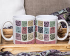 Custom Name Retro Bulldog Mug | Personalized Vintage Coffee Cup | Funny Dog Lover Gift | English Bulldog Owner Mug | Cute Pet Gift