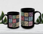 Custom Initial Name Mug | Personalized English Bulldog Lover Cup | Retro Vintage Coffee Mug | Funny Dog Owner Gift | Unique Pet Present