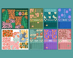 Sarcastic Nurse Calendar 2026 | Funny Floral Wall Planner Gift for Medical Staff