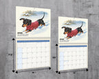 Dachshund Dog 2026 Wall Calendar | Sausage Dog Monthly Planner Gift Her