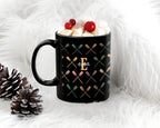 Retro Rowing Mug, Personalized Custom Initial Coffee Cup, Rowing Lover Gift, Sporty Drinkware, Unique Crew Team Gift, Custom Mug