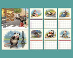 Funny Possum 2026 Wall Calendar | Trash Panda Monthly Planner Cute Gift Idea