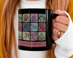 Custom Name Wrestling Mug - Vintage Personalized Wrestler Gift - Retro Sports Lover Cup Unique Athlete Drinkware