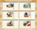 Cute Kitten 2026 Desk Calendar | Vintage Cat Planner Aesthetic Office Gift