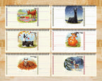 Cute Llama 2026 Desk Calendar | Alpaca Planner Boho Lover Office Gift