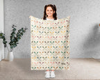 Kayaking Lover Blanket Gift, Cozy Throw for Adventure Seekers, Retro Kayak & Rowing Decor, Unique Paddling Enthusiast Blanket, Boating Gift