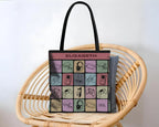 Custom Name Video Gaming Tote Bag | Personalized Gamer Gift | Retro Game Lover Shopper | Vintage Player Carry Bag Unique Present
