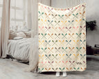 Kayaking Lover Blanket Gift, Cozy Throw for Adventure Seekers, Retro Kayak & Rowing Decor, Unique Paddling Enthusiast Blanket, Boating Gift