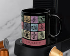 Personalized Triathlon Mug - Custom Name Swim Bike Run Coffee Cup - Unique Endurance Athlete Gift for Triathletes, Ironman Finisher & Marathoners