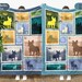 French Bulldog Stamp Blanket | Cute Frenchie Dog Throw | Pet Lover Gift