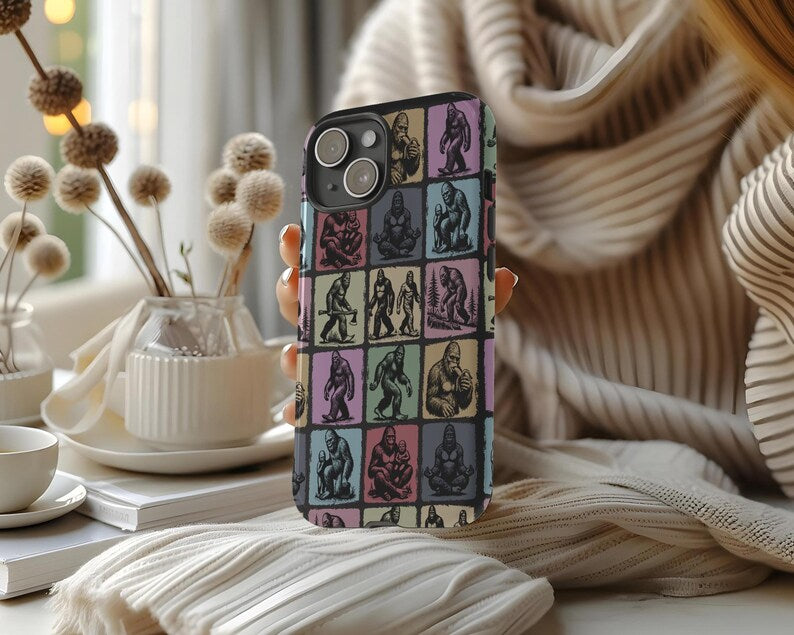 Vintage Bigfoot Phone Case Gift for iPhone Galaxy Pixel