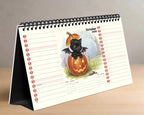 Cute Kitten 2026 Desk Calendar | Vintage Cat Planner Aesthetic Office Gift